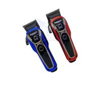 Maquina de Cortar pelo de Mascotas Digital Profesional recargable Rojo