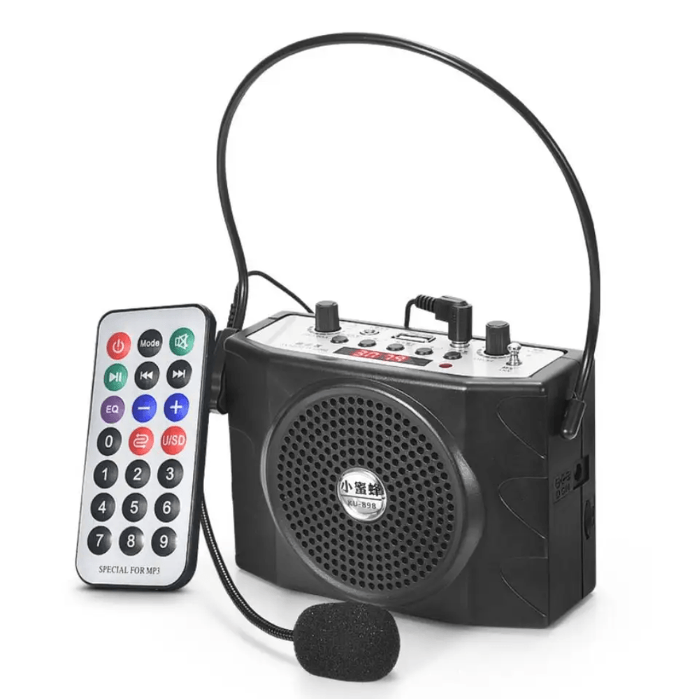  Amplificador de voz portátil con micrófono con cable