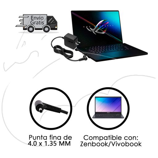 Cargador para Portátil Asus Ultrabook UX32V/S200E 19V 3.42A 65W
