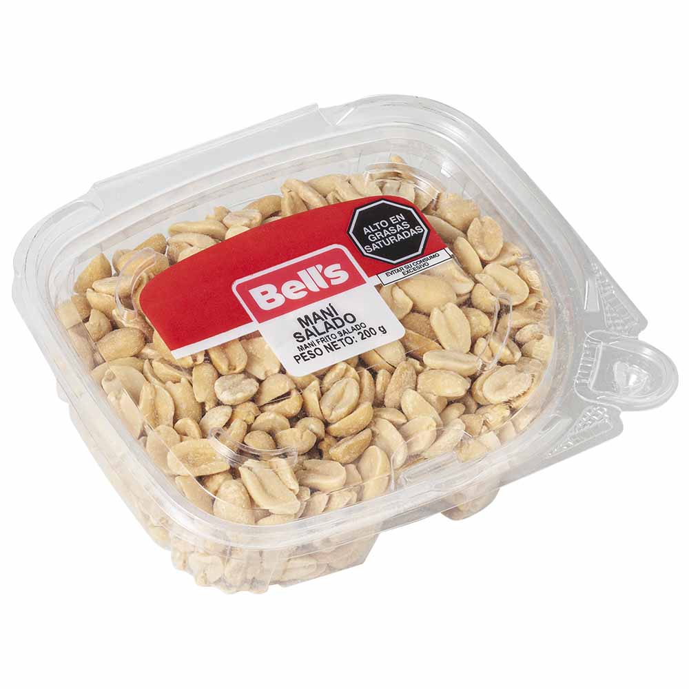 Piqueo BELL'S Mani tostado frito Táper 200Gr