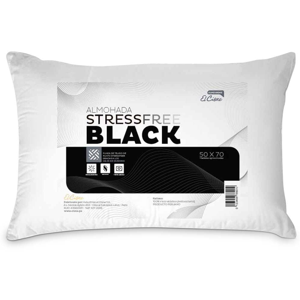 Almohada EL CISNE Antistress Black