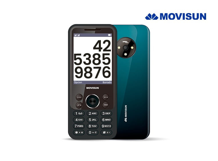 Celular Básico 3G Movisun APLO K31 Dual SIM Verde
