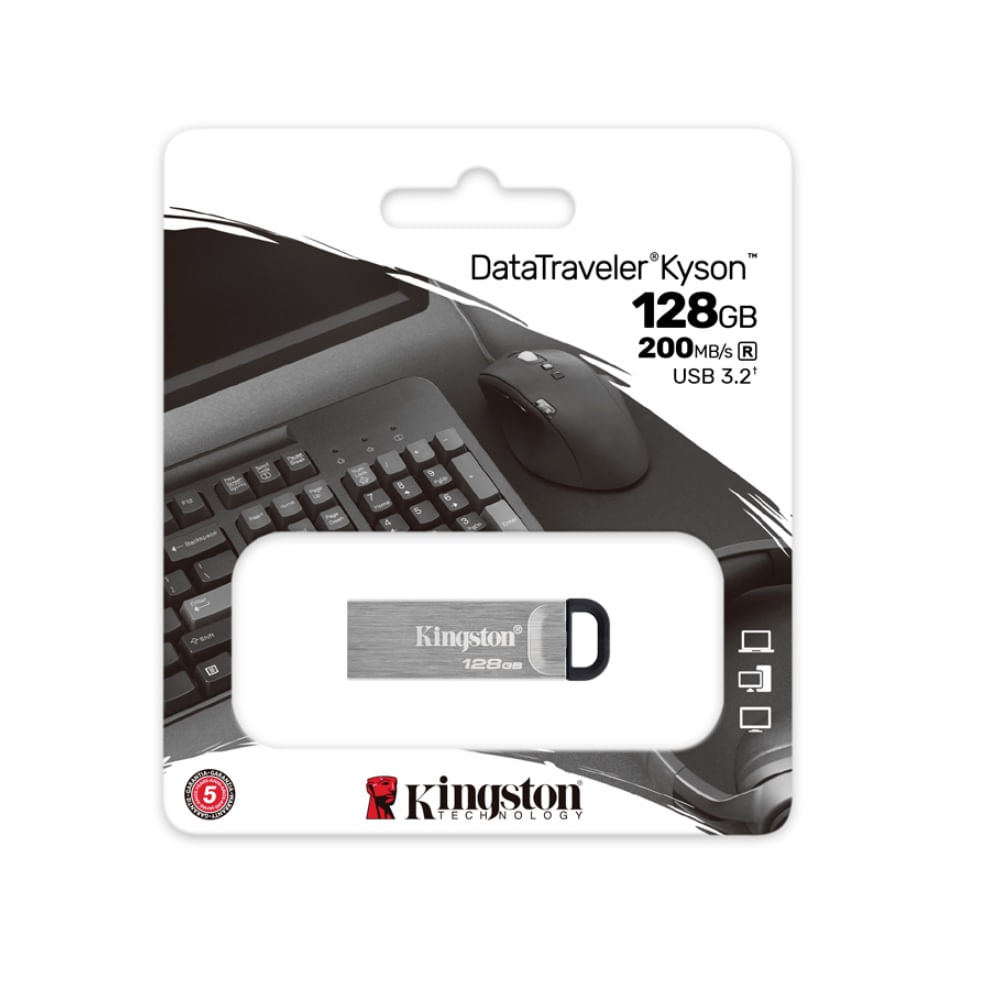 Memoria USB Kingston DataTraveler Kyson 128GB USB 3.2 Gen 1