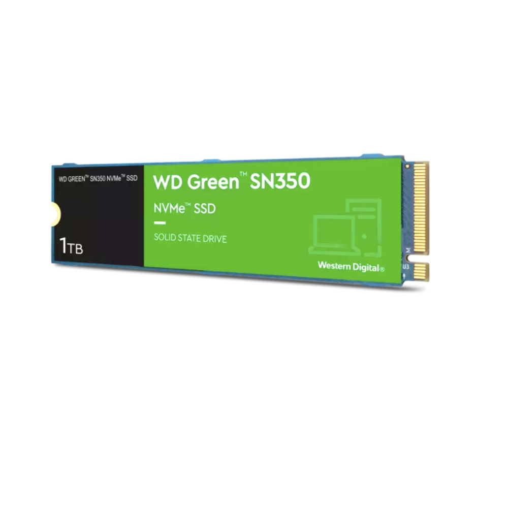 Disco SSD Western Digital Green SN350 1TB NVMe M2 PCIe Gen3