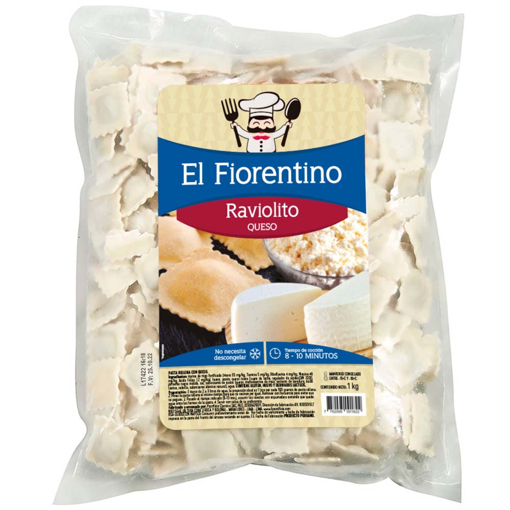 Raviolito de Queso EL FIORENTINO Bolsa 1kg