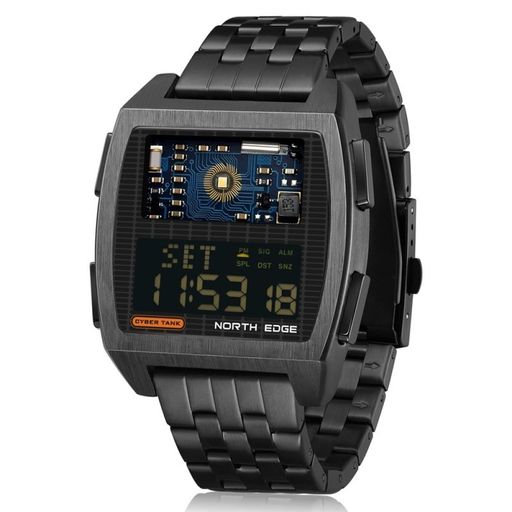 Reloj Digital De Acero