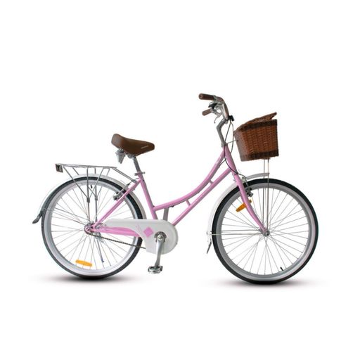 Bicicleta rosada aro online 26