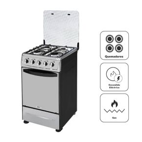 Oster 4 Hornillas Gas Gris OS-PGSC20G4HTBS