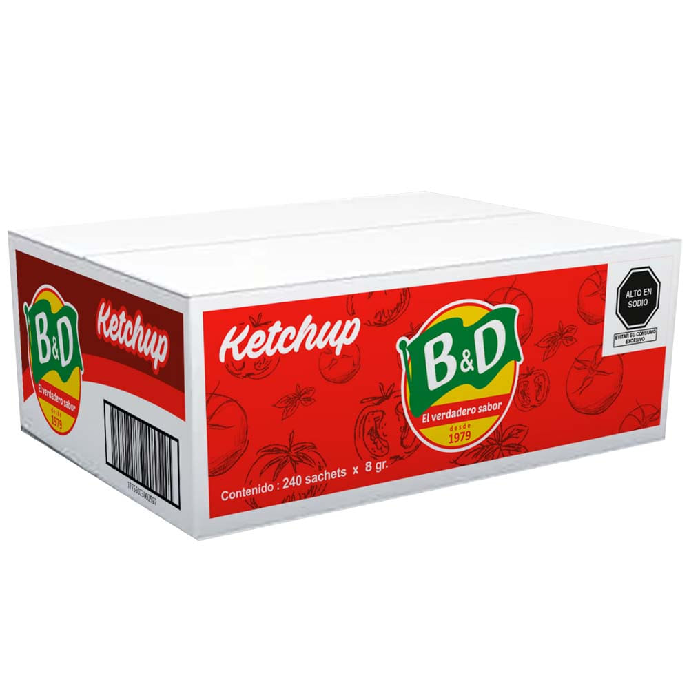 Ketchup B&D Caja 240un