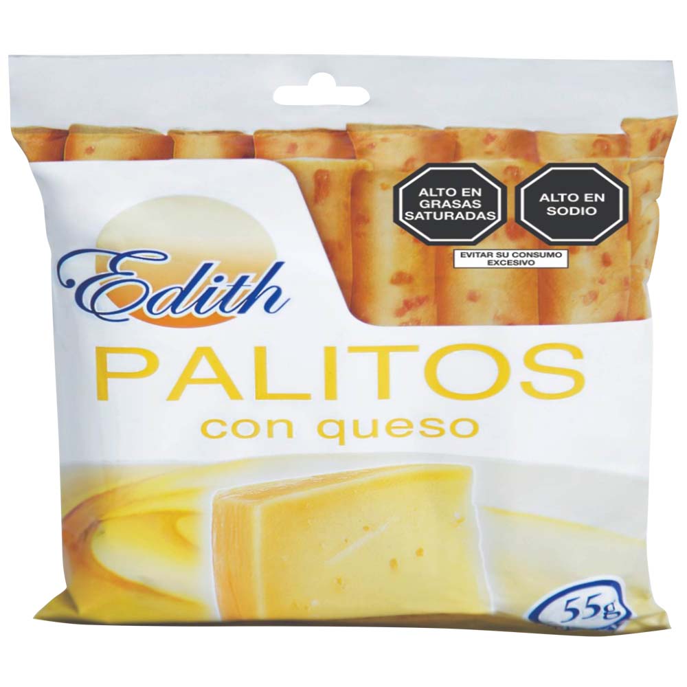 Palitos con Queso EDITH Bolsa 55g