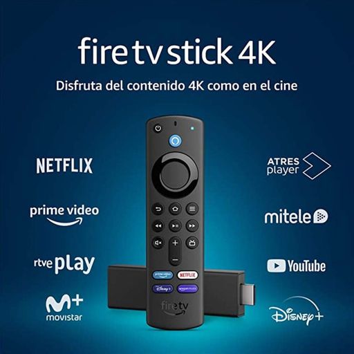 CONVERTIDOR SMART TV  FIRE TV STICK 4K CONTROL DE VOZ ALEXA