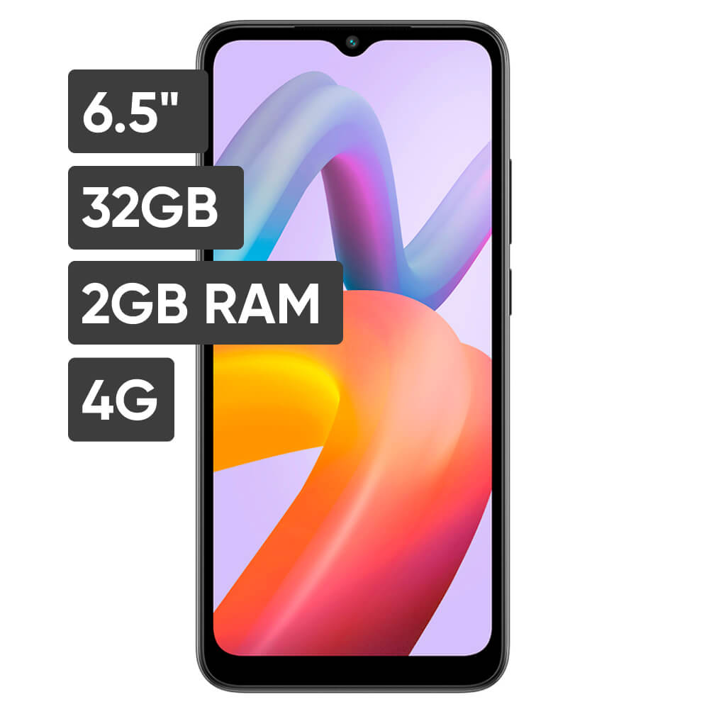 Smartphone XIAOMI Redmi A2 6.5" 2GB 32GB 8MP Negro