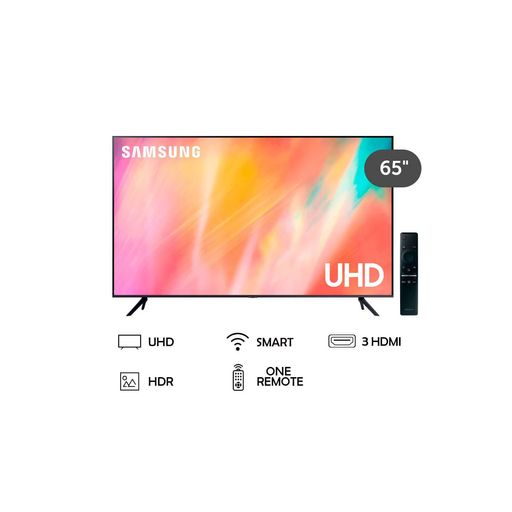 Televisor Samsung Smart Tv 65 Pulgadas Hdr 4k Un65au7090gxpe