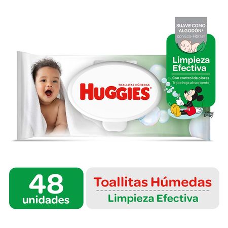 Toallitas Húmedas HUGGIES Limpieza Efectiva Paquete 192un