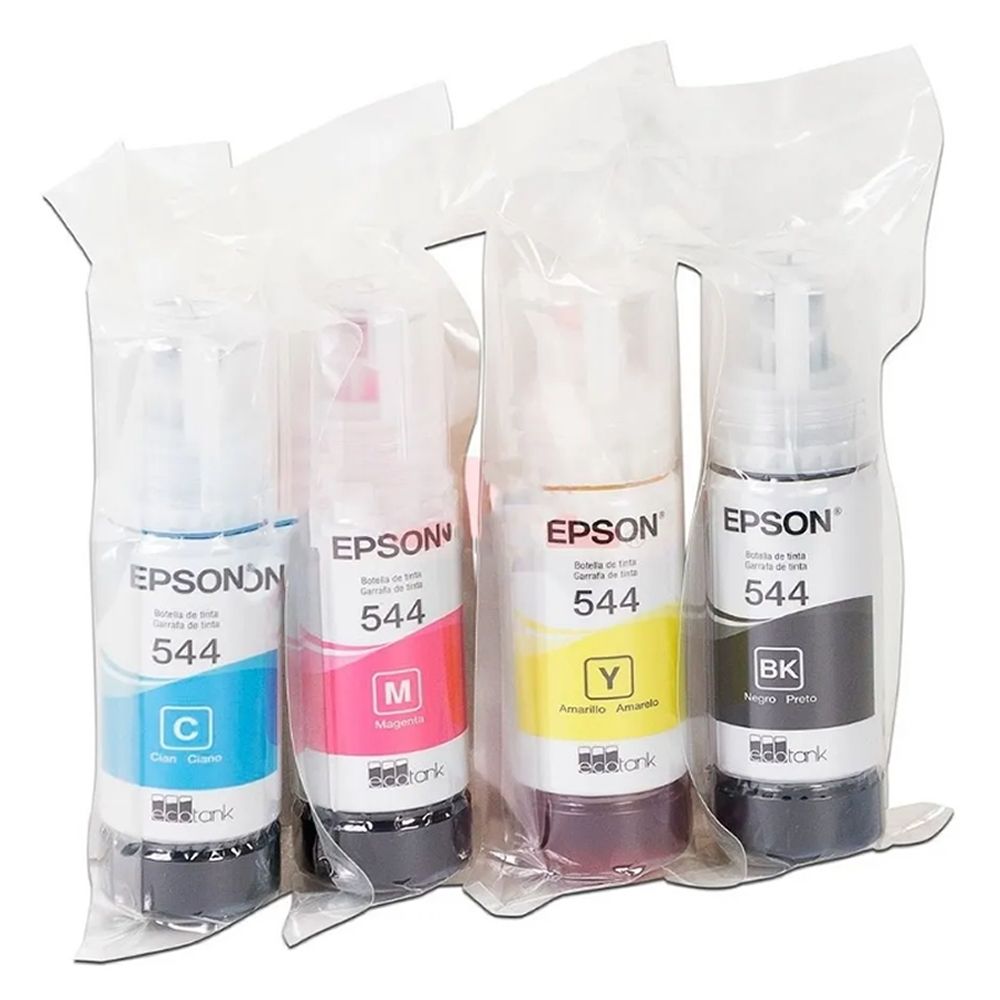 Pack De Tintas Epson 544 Original Black Cyan Yellow Magenta Plazavea Supermercado 1009