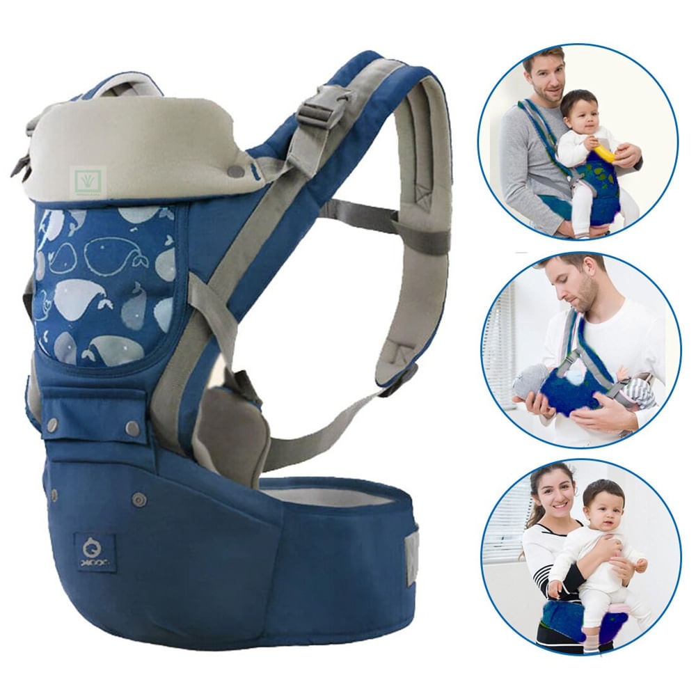 Canguro para Bebé Ergonómico Ballena 3 en 1