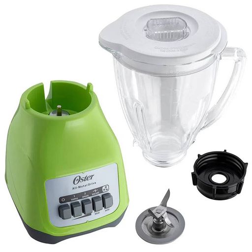 LICUADORA OSTER NIQUELADA 1,5 LT 2 VELOCIDADES 550 W VASO VIDRIO