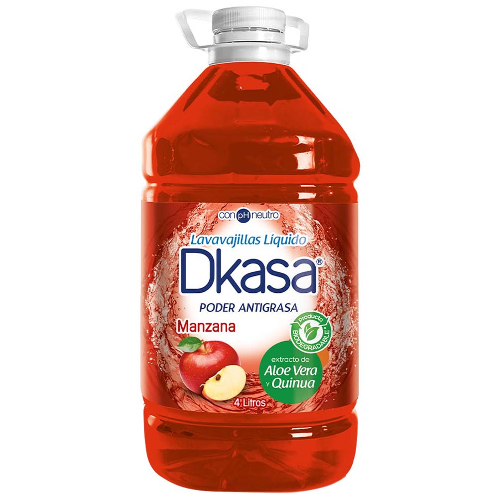 Lavavajillas DKASA Manzana Botella 4L