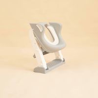 Asiento Inodoro Bacín Potty Training Ladder Abu Tiny Store Gris