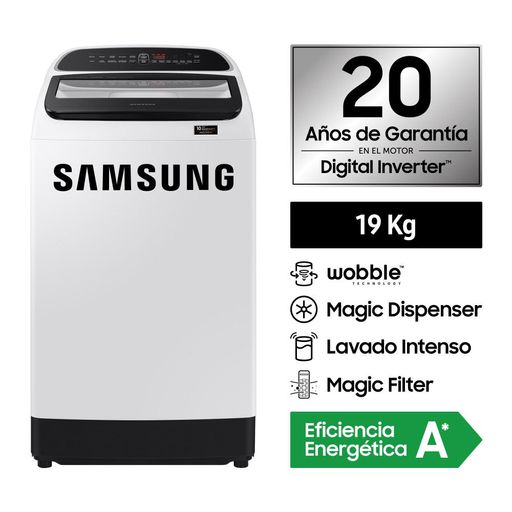 Lavadora Eco Inverter 17 kg Negra SAMSUNG