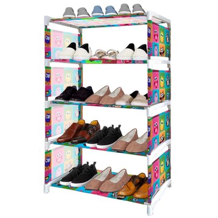 Zapatera Organizador de Zapatos Estante 5 pisos Diseño Búho Multicolor 5TZ
