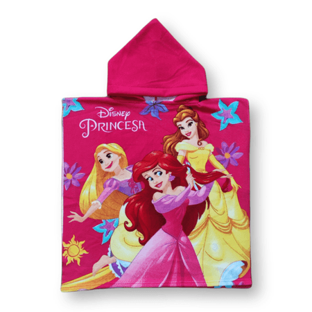 Toalla Little Chicks Microfibra Tipo Poncho para Bebés y Niñas de Princesas Disney