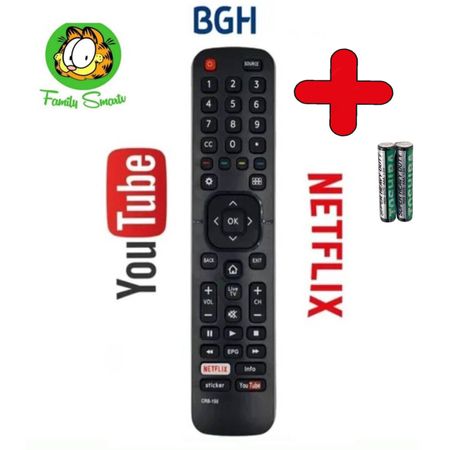 Control remoto Bgh Para tv Smart Modelo: EN2H27Hb