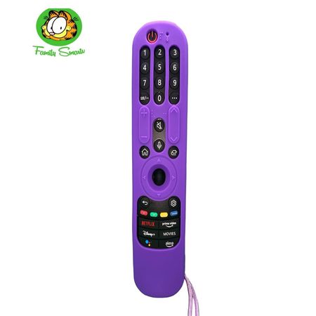 Funda Control LG Magic 2022 Forro Protector Anticaída /Purpura