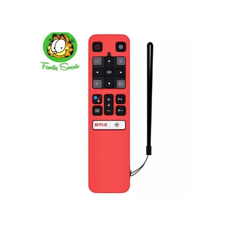 Funda Para Control Remoto Tcl Por Voz Rc802V Rojo