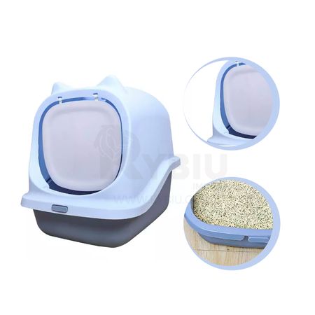 Baño Cupula Gato Arenero Blue