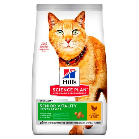 Comida de Gato Hill's Prescription Diet Adulto Mayor Vitality +7Años 1.4kg