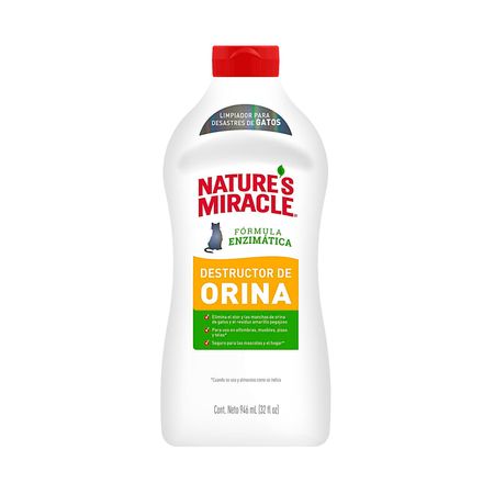 Removedor de Manchas y Olores de Gato Nature Miracle 946 ml