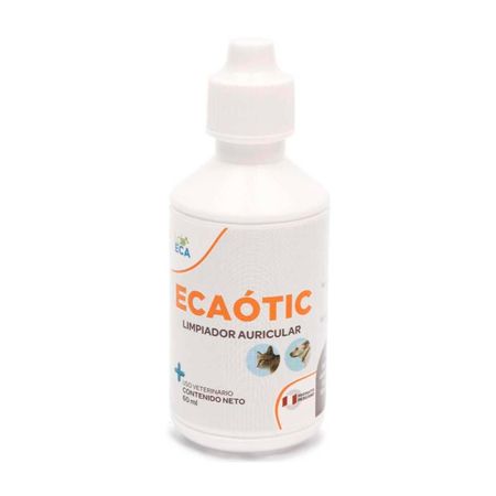 Limpiador auricular en Gotas para Perros y Gatos Ecaotic 60ml