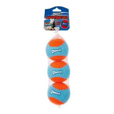 Pelotas Perros Insumergibles y Flotantes Chuckit Busqueda Pack x3