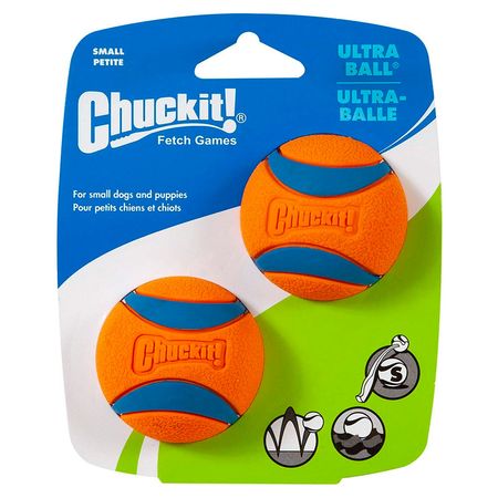 Juguete Pack de 2 Pelotas Ultra Chuckit para ir a Buscar Tamaño Pequeño