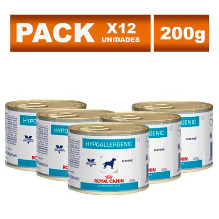 Paté para Perro Adulto Royal Canin Dieta Veterinaria Hipoalergenico 200g 12un