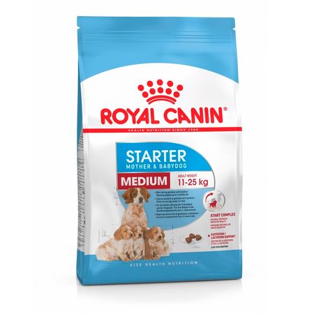 Comida para Mamá Bebé Perros Royal Canin Starter Medium 12kg