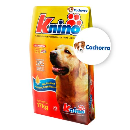Comida para Cachorro Knino Premium Todas las Razas 17kg