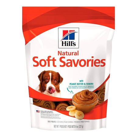Snacks Premios para Perros Hills Science Diet Mantequilla Maní y Plátano 227g