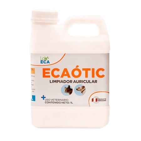 Solución Limpiador auricular para Perros y Gatos Ecaotic 1L