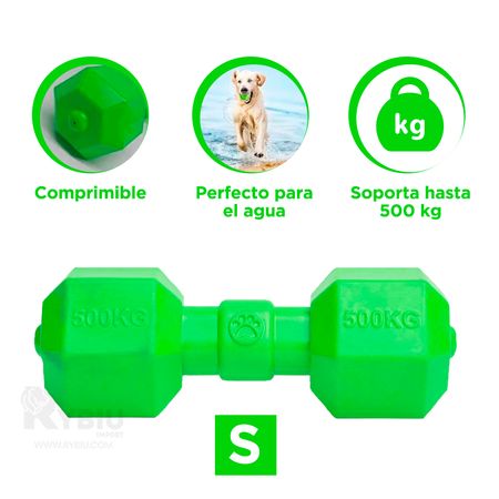 Pesas para Perros de Caucho Verde S