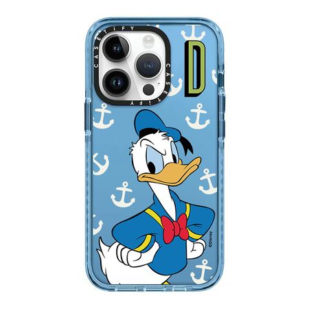 Case ScreenShop Para iPhone 14 Plus Pato Donald Azul Transparente Casetify