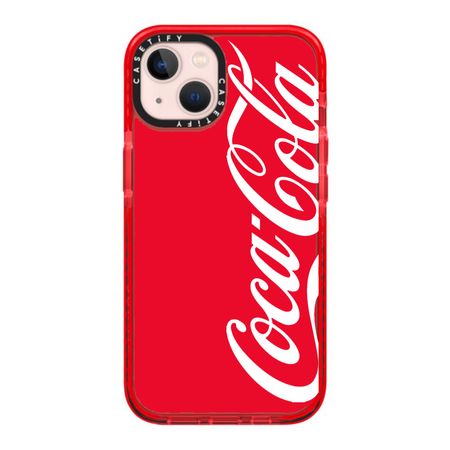 Case ScreenShop Para iPhone 13 Pro Max Coca Cola Rojo Transparente Casetify