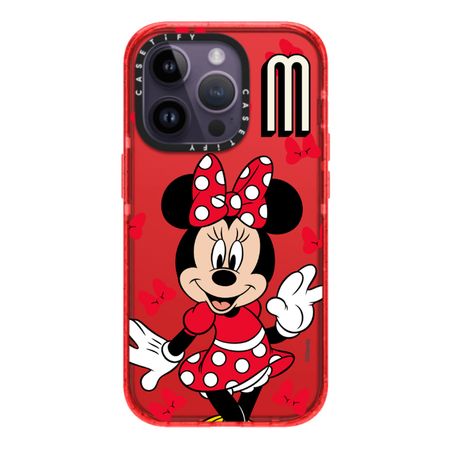 Case ScreenShop Para iPhone 7/8 Minnie Mouse Rojo Transparente Casetify