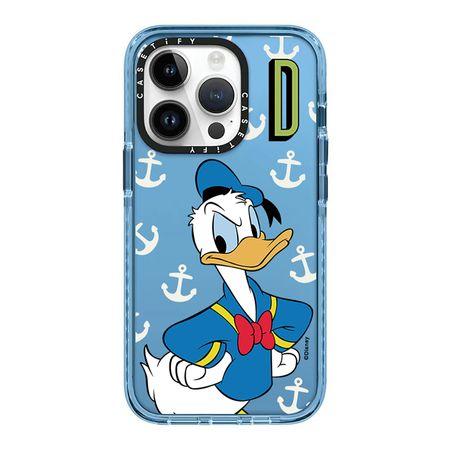 Case ScreenShop Para iPhone 11 Pro Max Pato Donald Azul Transparente Casetify