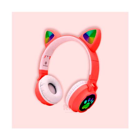 Audifono Cat Bluetooth Color Rojo