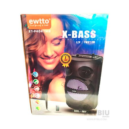 Parlante Bluetooth y Usb Ewtto ET-P4047MB