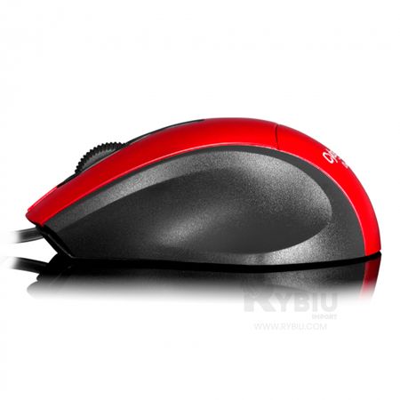 Mouse Cybertel Dvinci con entrada de USB Rojo