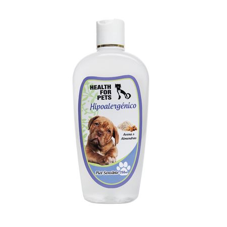 Shampoo para Mascotas Health For Pets  Hipoalergénico para Pieles Sensibles 250 ml