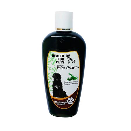 Shampoo para Mascotas Health For Pets Pelos Oscuros Anticaída del Pelaje 250 ml